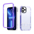 Crossbody Shoulder Strap for iPhone 14 Pro Max Kickstand Case with Adjustable Neck Cord Lanyard Strap,Hybrid Soft TPU + Acrylic Anti-Yellowing Shockproof Phone Case for iPhone 14 Pro Max,Purple