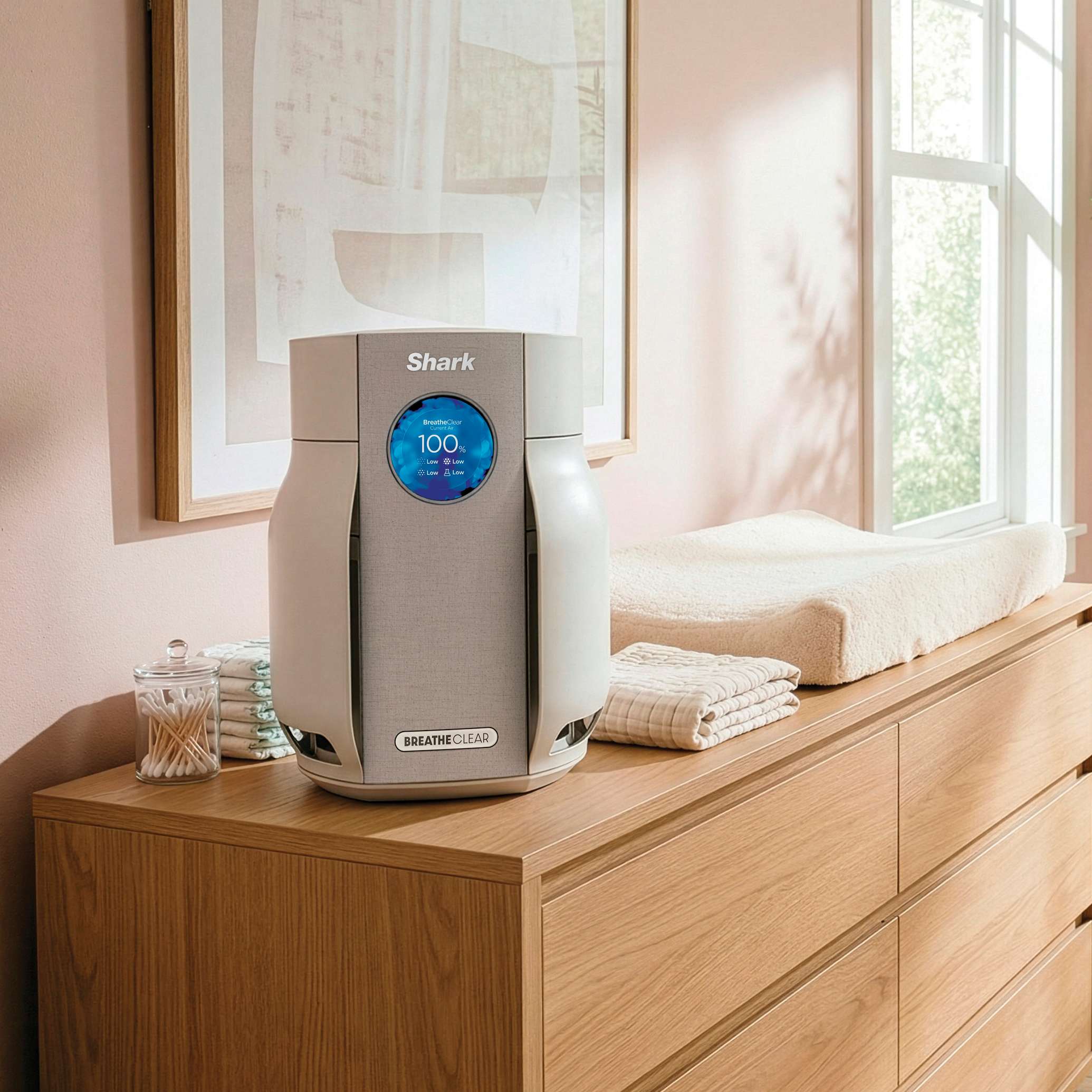 Shark BreatheClear™ Compact Pro Air Purifier with NeverChange™
