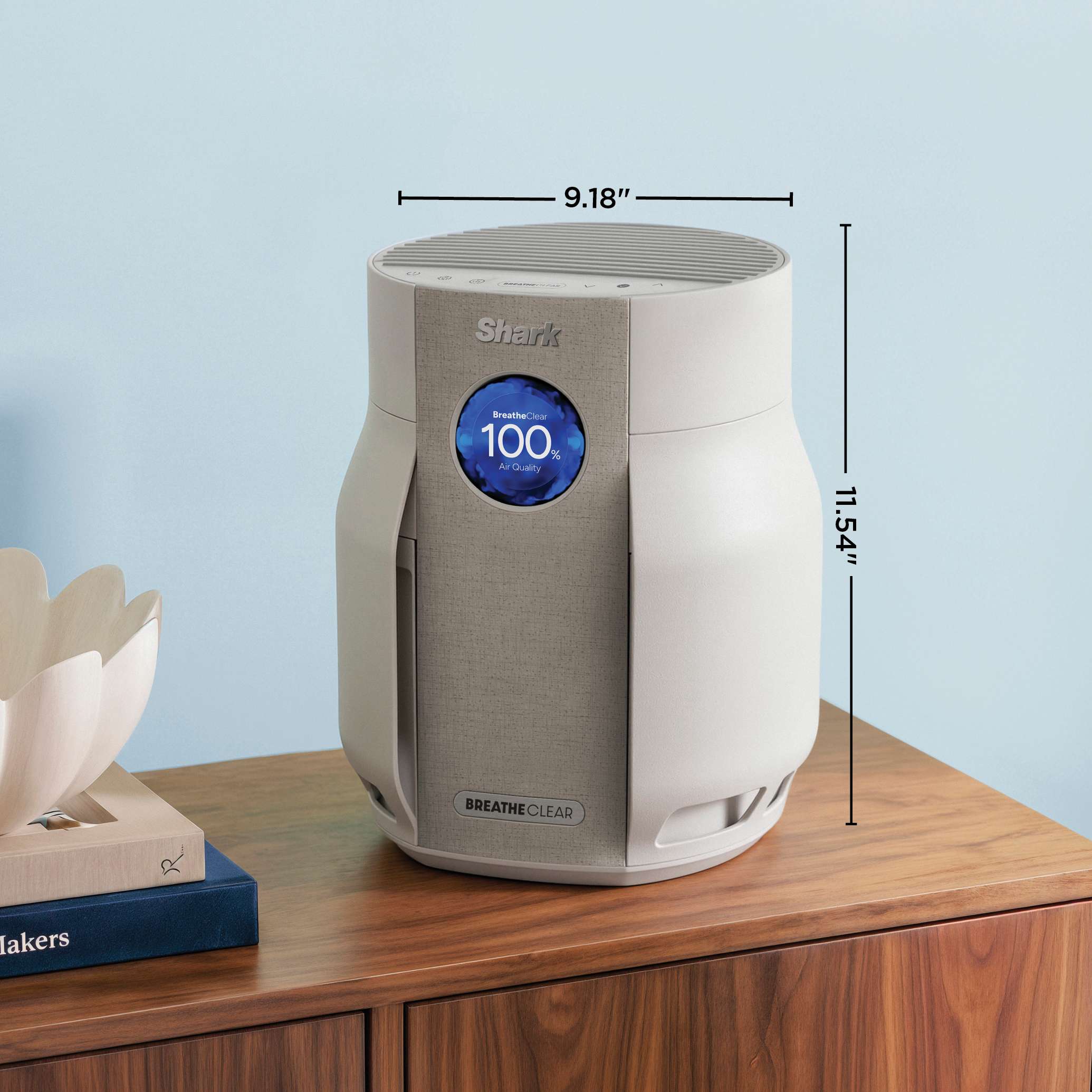 Shark BreatheClear™ Compact Pro Air Purifier with NeverChange™