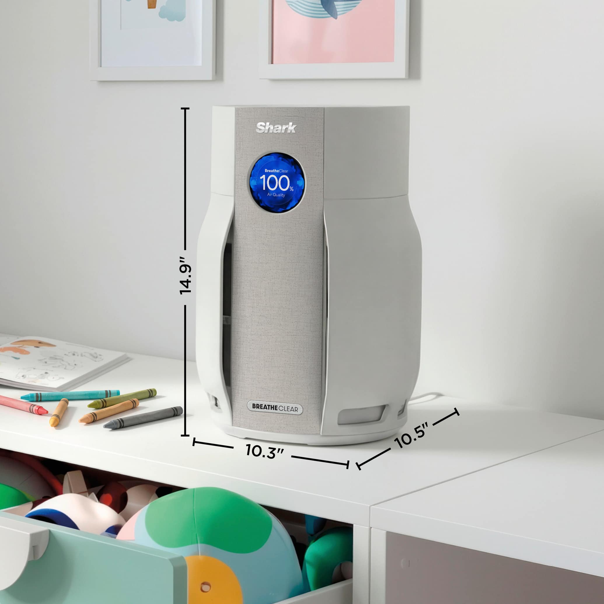Shark BreatheClear™ Air Purifier with NeverChange™ 2-Pack Bundle