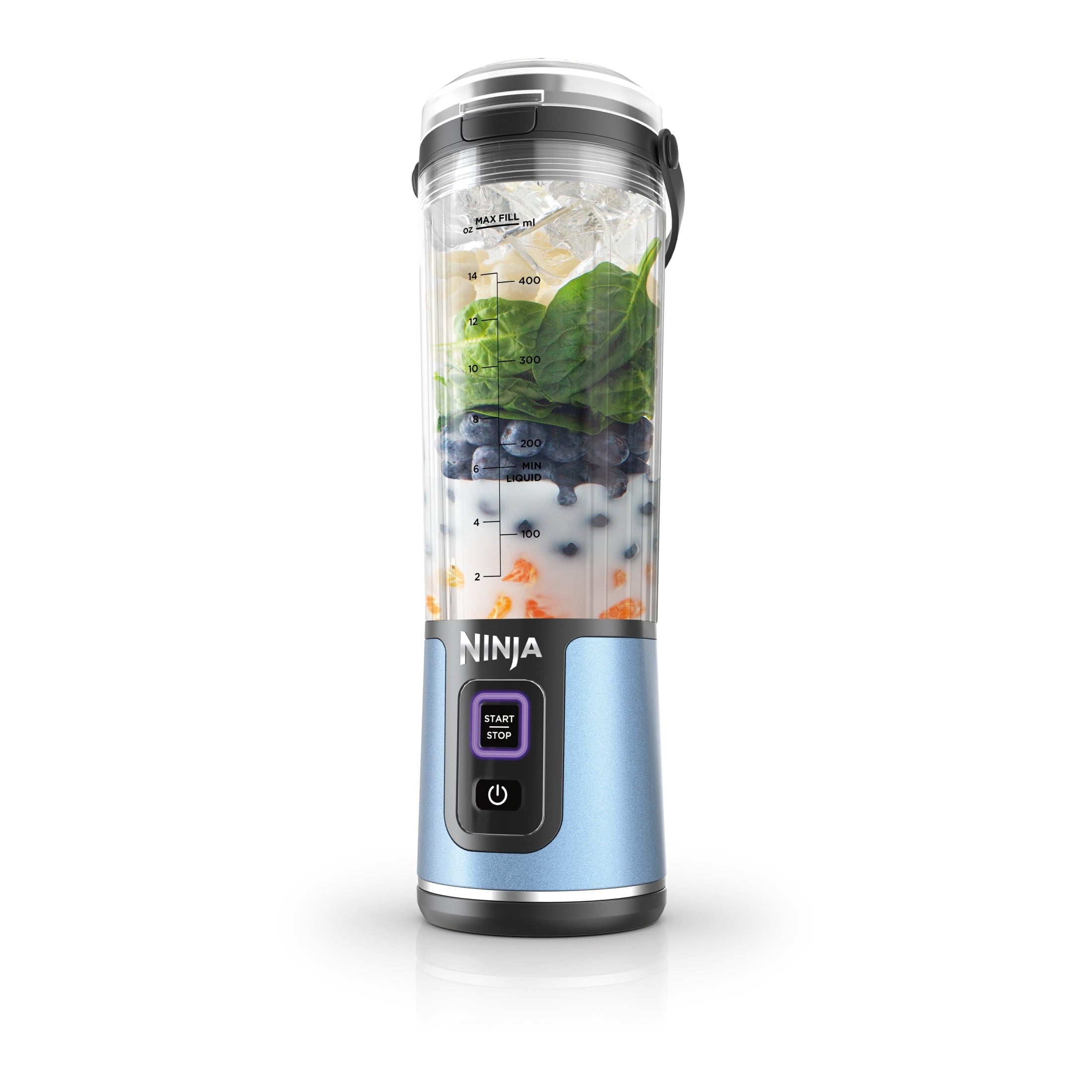 Ninja Blast™ Portable Blender Metallic Blue Macaroon