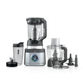 Ninja Detect Kitchen System 72-Oz Blender, Feed Chute with Slicing & Shredding Disc, 3 Speeds, Smoothies, Crush, Chop, Dough, BlendSense Technology, 1700PW, TB400WM Silver