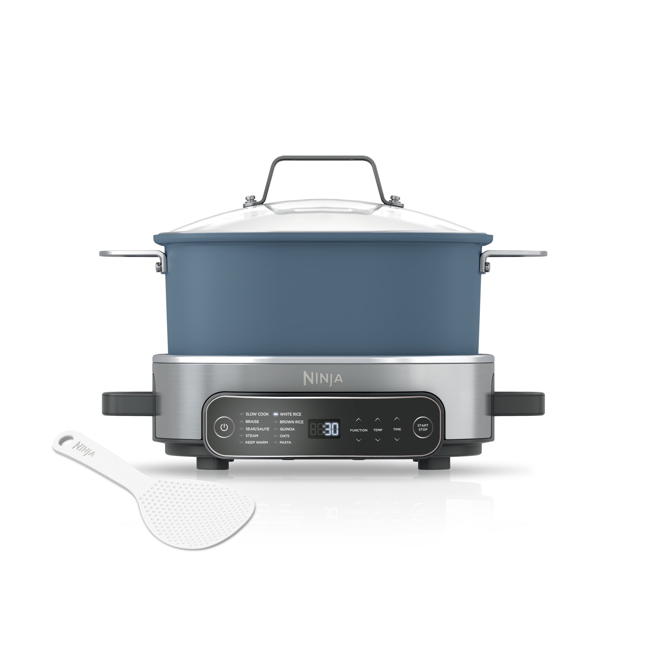 Ninja 10-in-1 Everyday PossibleCooker PRO 6.5 Qt Multi-Cooker, Slow Cook, Dutch Oven, Rice Cooker, MC1100A Blue