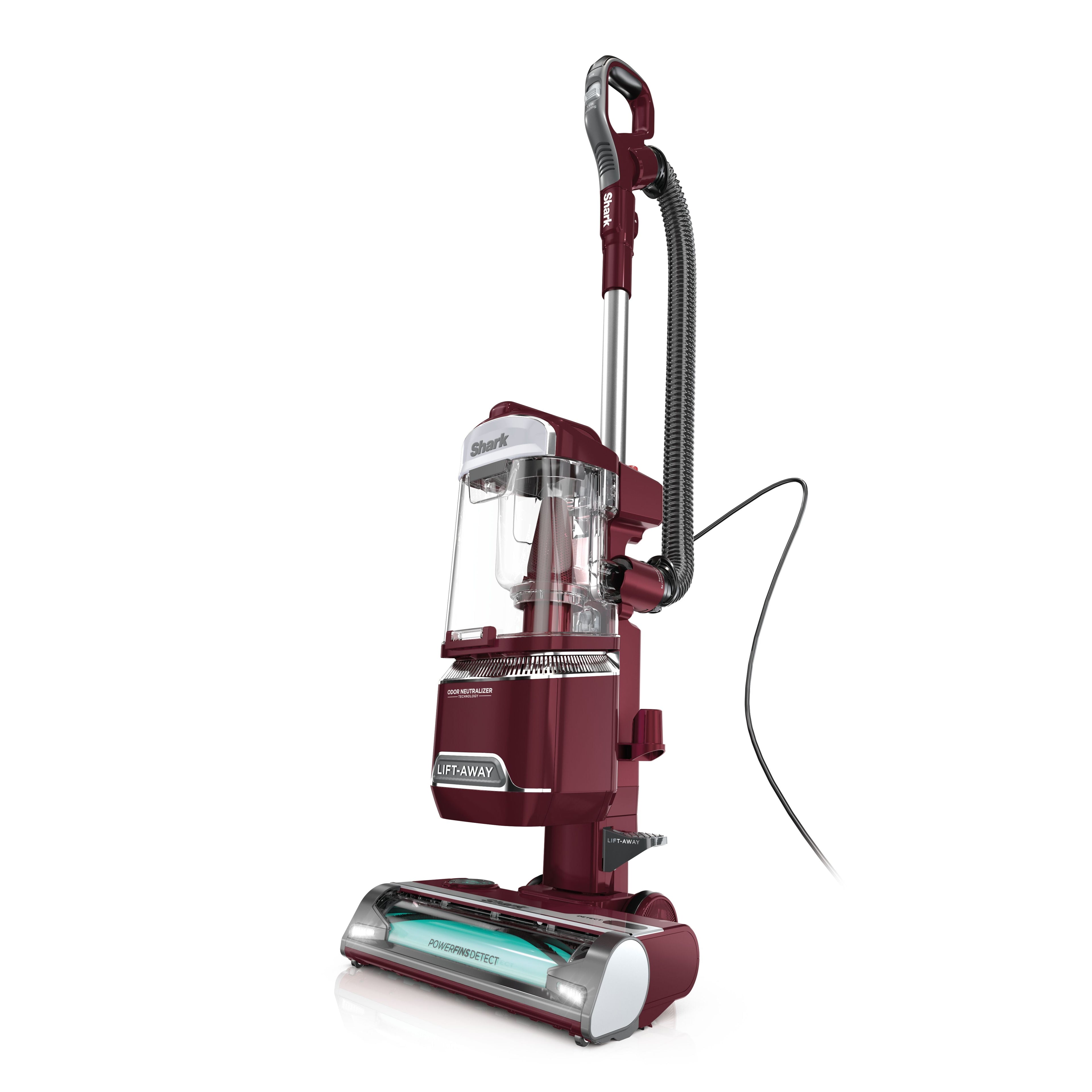 Shark Detect Lift-Away ADV Upright Vacuum, Pet Friendly, Floor Detect, Direction Detect, PowerFins Self-Cleaning Brushroll, LA492 Burgundy