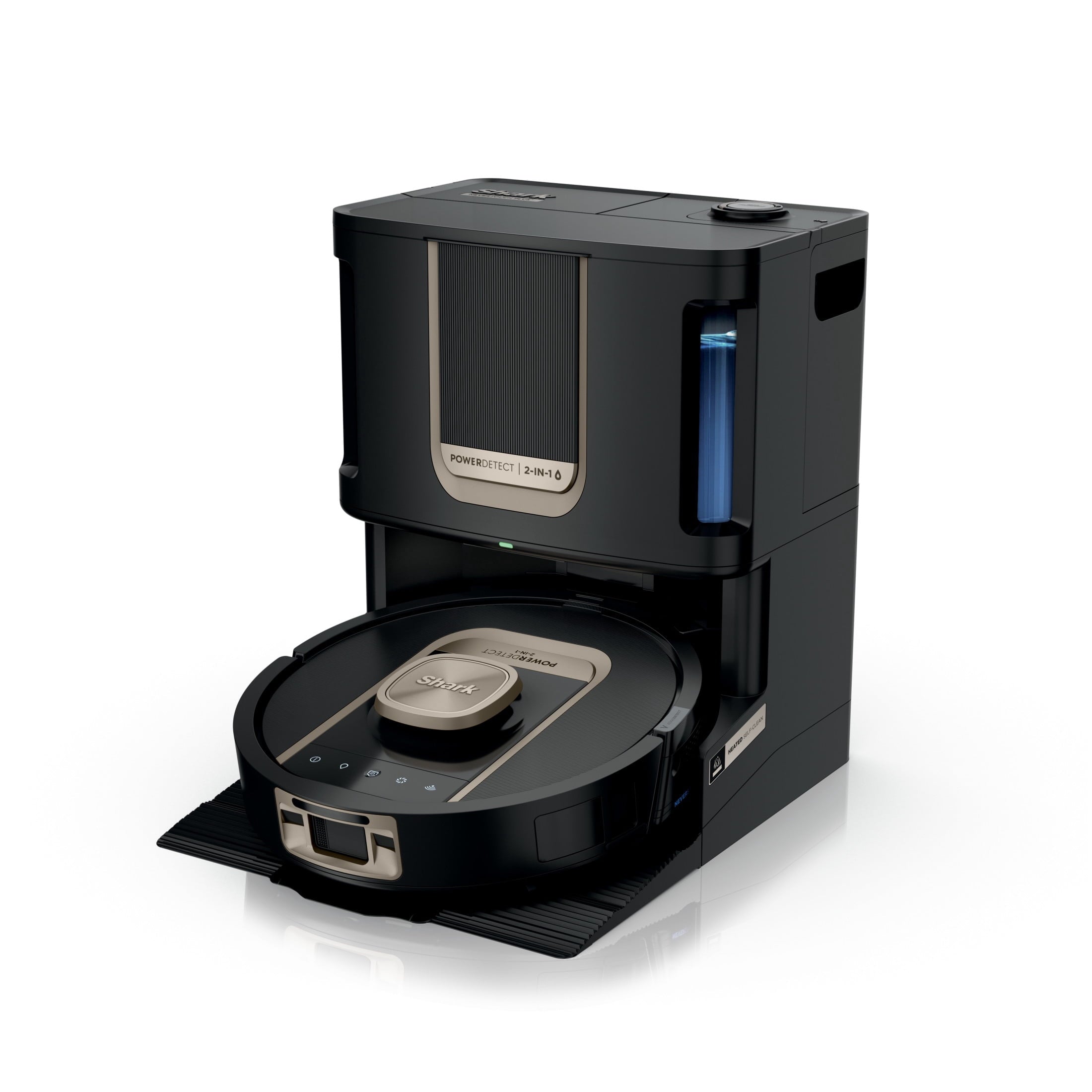 Shark PowerDetect ThermaCharged 2-in-1 Robot Vacuum & Mop, NeverTouch Pro Base 60-Day, Heated Mop Sanitizing, RV2920XE