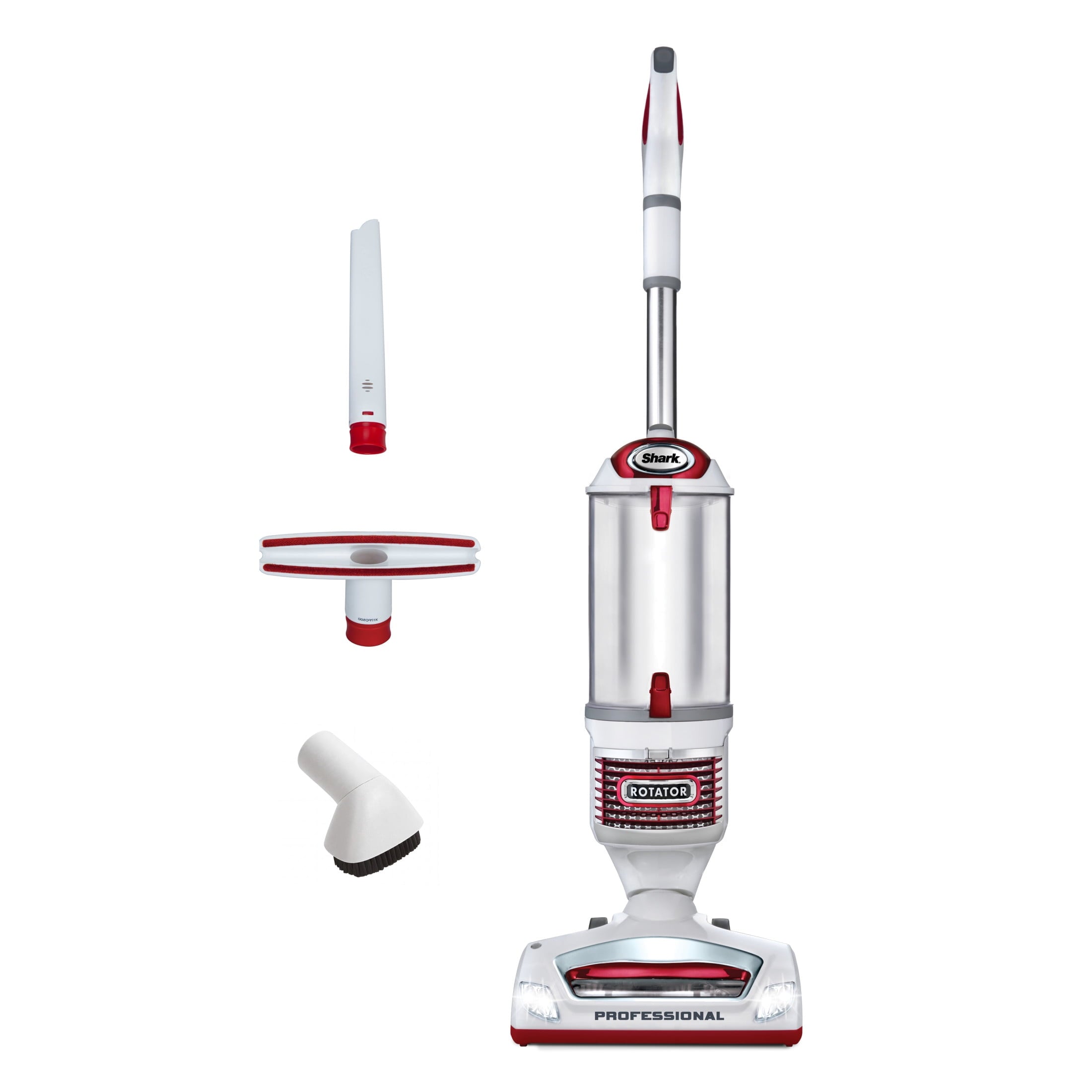 Shark Rotator Professional Lift-Away Upright Vacuum, Pet Friendly, HEPA Filter, Swivel Steering, NV501 White/Red