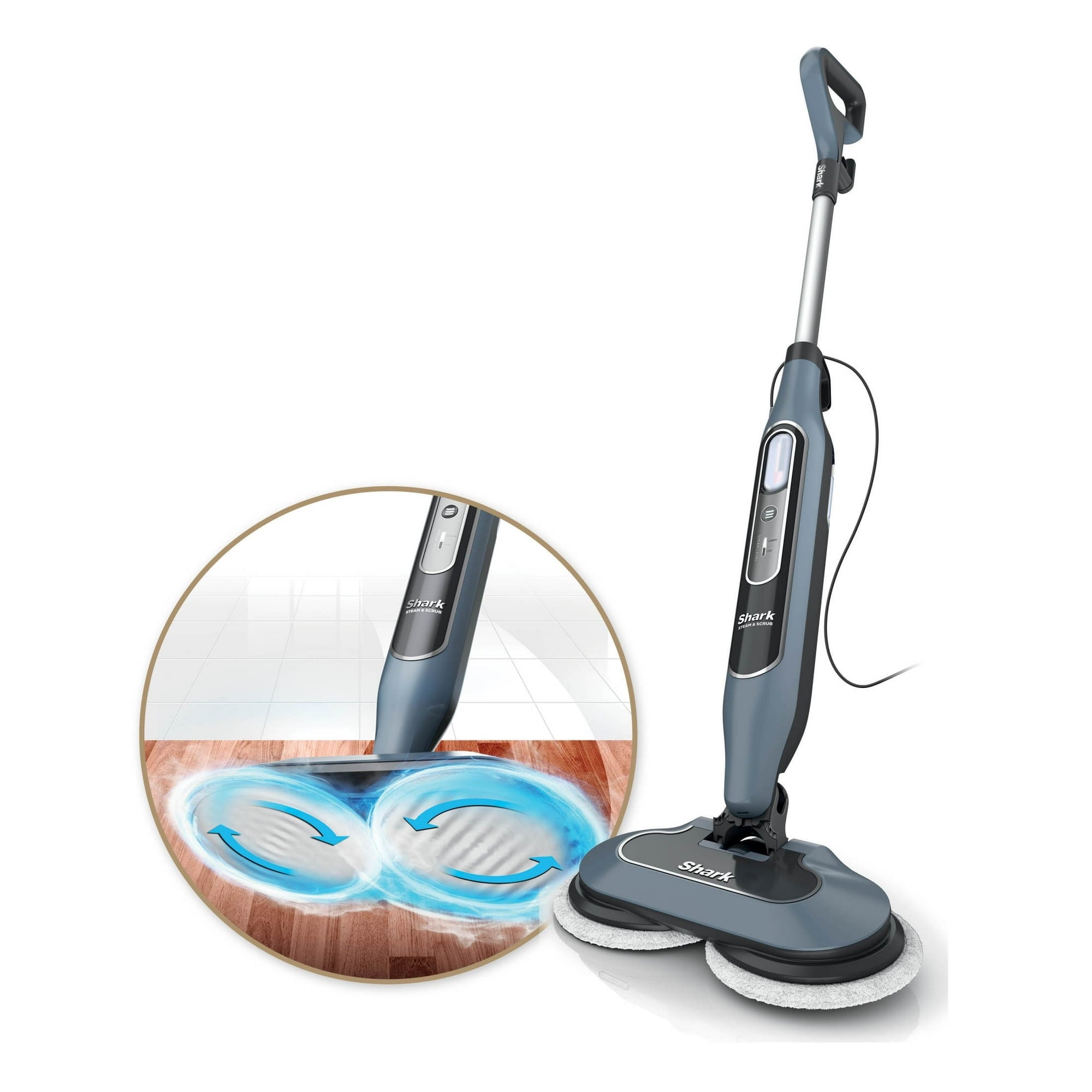 Restored Shark S8000 Steam & Scrub All-in-One Scrubbing and Sanitizing Hard Floor Steam Mop (Certified) (Refurbished)