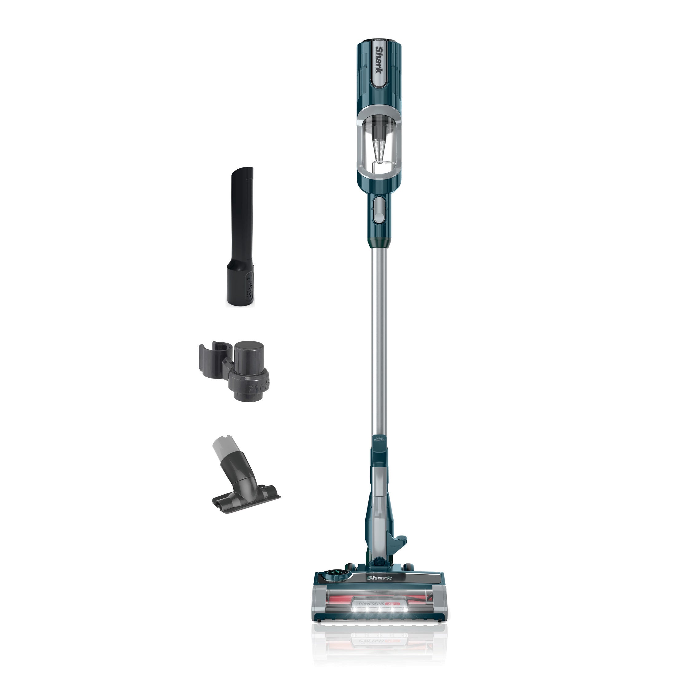 Shark UltraLight PetPro Corded Stick Vacuum, Carpet and Hardfloors, Pet Friendly, PowerFins HairPro, Odor Technology, Removable Handheld, HZ700 Blue